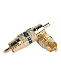DB Link BM105 Gold Barrel Connectors, 2 pk (Male/Male)