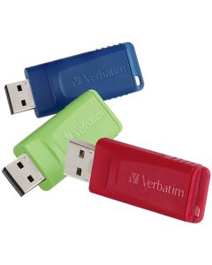 Verbatim 97002 4GB Store 'n' Go USB Flash Drives, 3 pk